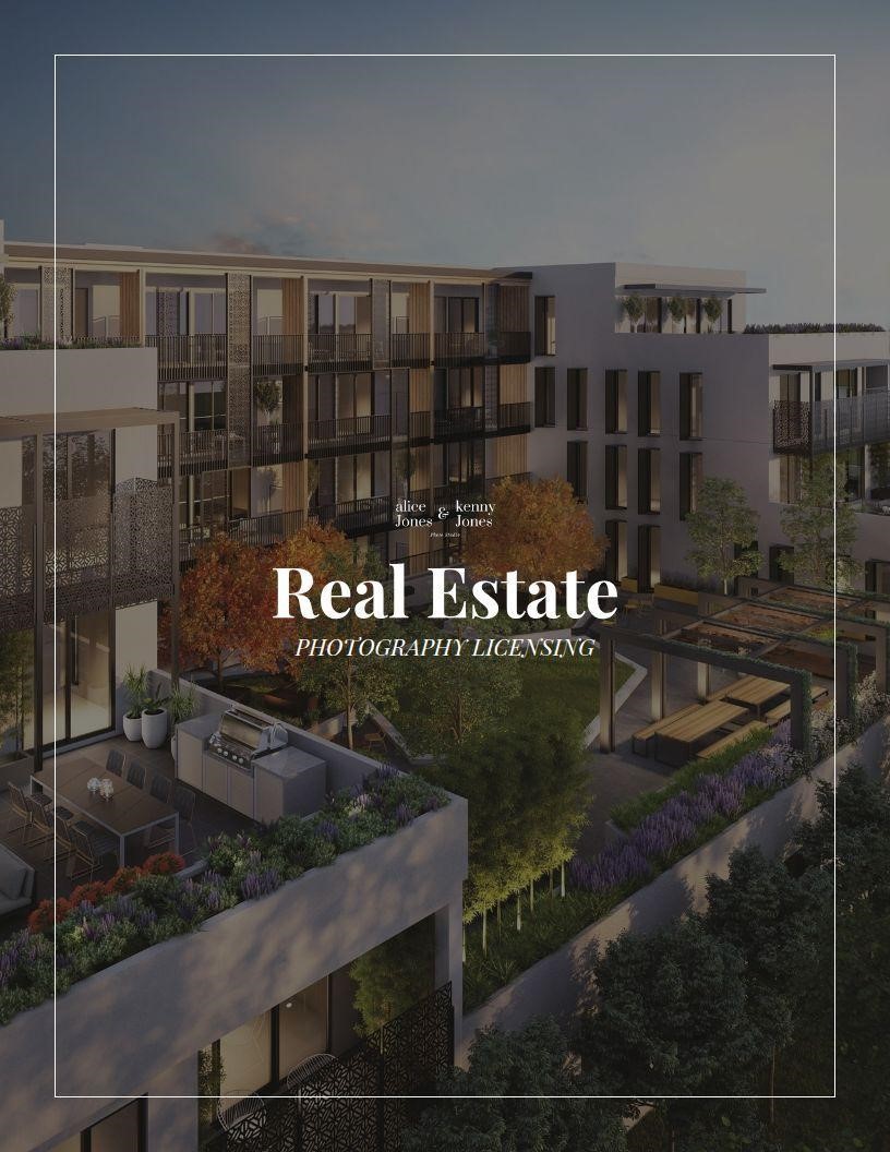 Real Estate Photography Contract cover page